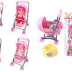 Παιδικό καροτσάκι mini με κούκλα - 0812-155 - 917427