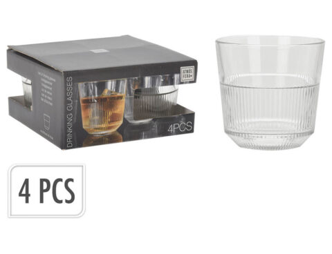 Ποτήρια, Κούπες & Κανάτες Set 4 Ποτηρια Atmos Fera 270Ml Cc7001430