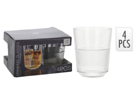 Ποτήρια, Κούπες & Κανάτες Set 4 Ποτηρια Atmos Fera 320Ml Cc7001440