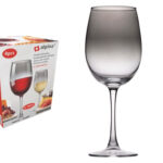 Ποτήρια, Κούπες & Κανάτες Wine Glass Alpina Smoke 465Ml 4Pc 205Gr Gl Cbw