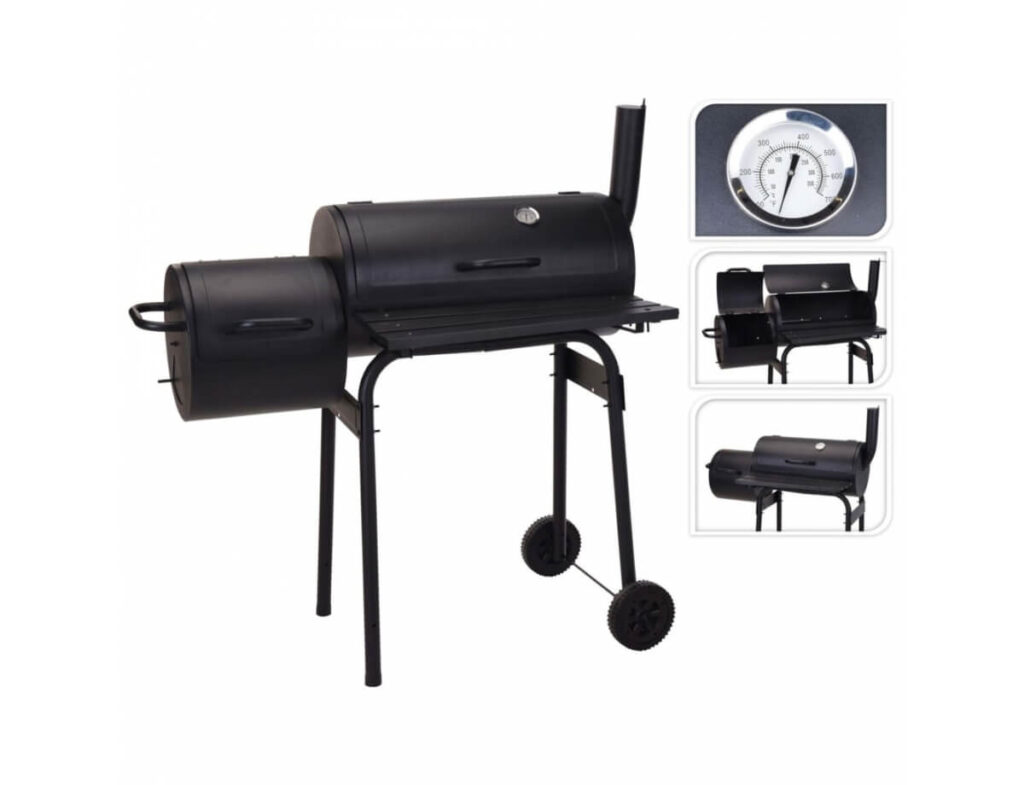 Ψησταριές Βarbeque  Bbq Smoker Black Gs-Tuv X86000020