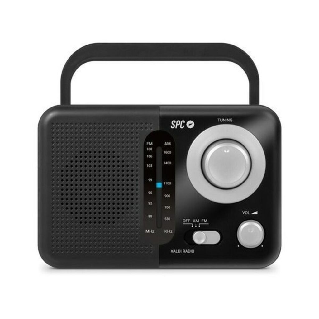 Ραδιόφωνο AM/FM SPC SPC Valdi Μαύρο 0,8 W - marketoupoli.gr