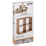 Ραφιέρες & Αποθηκευτικά Κουτιά 4 Cpt Shelves Mix Nat 138908