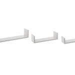 Ραφιέρες/Ράφια Τοίχου Wall Shelf Edge White X3 Marque : Five