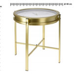 Ρολόγια Εσωτερικού Χώρου Table Clock Residence 42X40Cm Gold Hz1961990