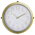 Ρολόγια Εσωτερικού Χώρου Table Clock Residence 42X40Cm Gold Hz1961990