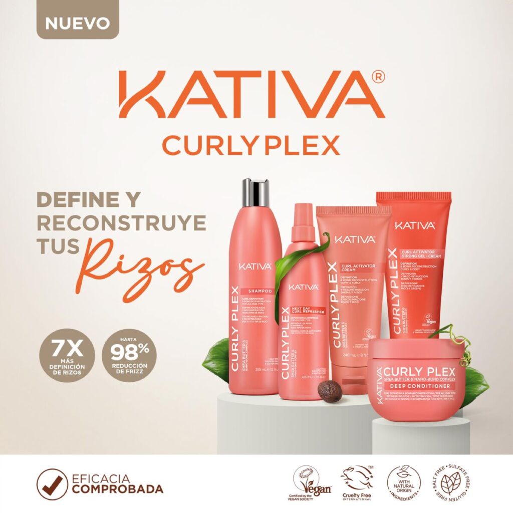 Σαμπουάν για Σγουρά Μαλλιά Kativa KATIVA CURLY PLEX 355 ml