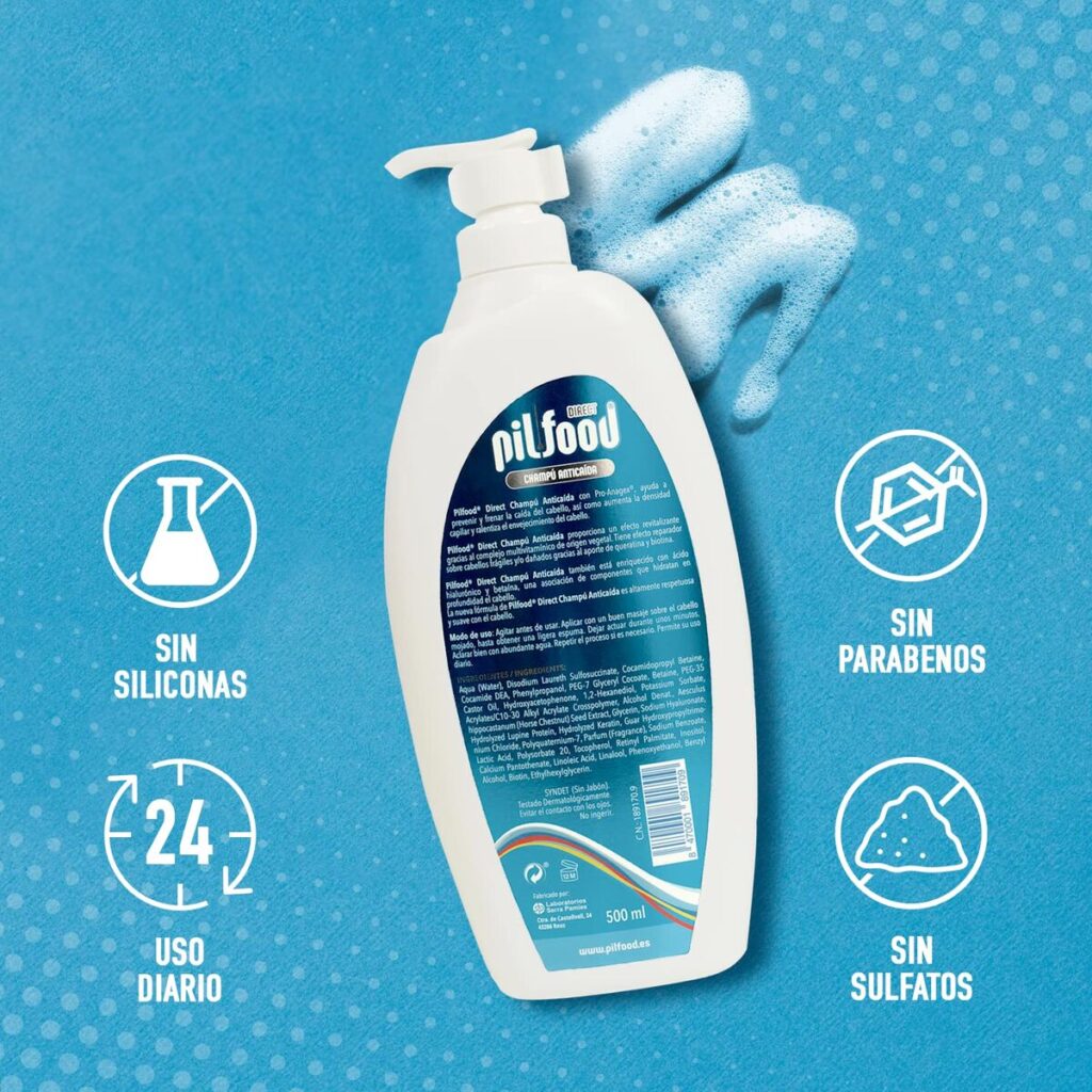 Σαμπουάν Κατά της Τριχόπτωσης Pilfood DIRECT 500 ml