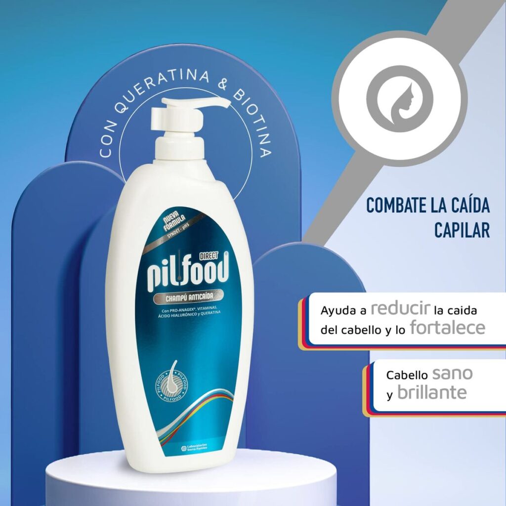 Σαμπουάν Κατά της Τριχόπτωσης Pilfood DIRECT 500 ml