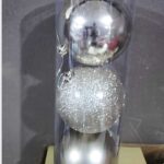 Σετ Χριστουγεννιάτικες μπάλες - 15cm - 3pcs - 326130 - Silver