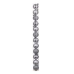 Σετ Χριστουγεννιάτικες μπάλες - 8cm - 12pcs - 326055 - Silver