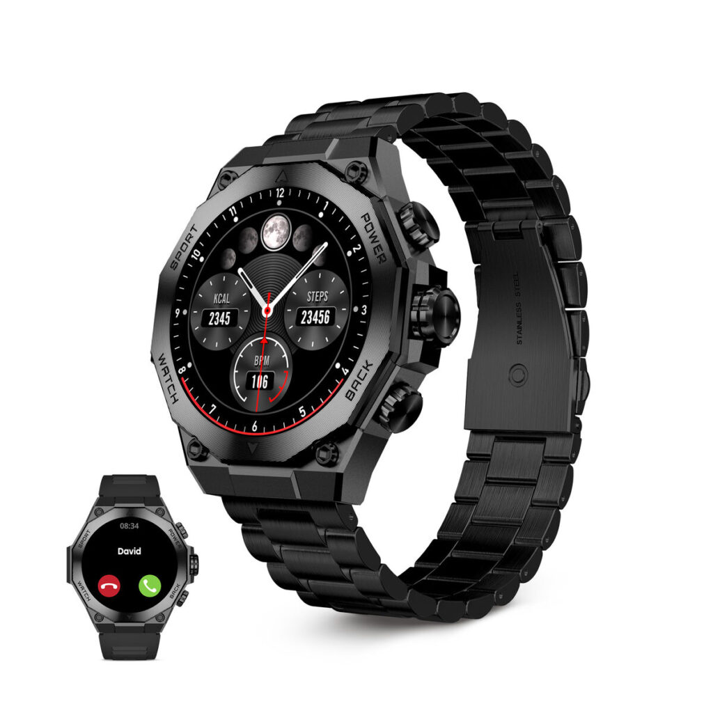 Smartwatch KSIX Titanium Μαύρο 1,43"