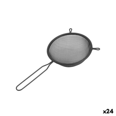 Σουρωτήρι Quttin Μαύρο Μέταλλο Ø 10 cm (24 Μονάδες)