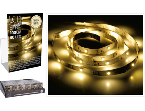 Ταινίες Led Ledstrip 1Mtr 30Led Ww Bo Axs500030
