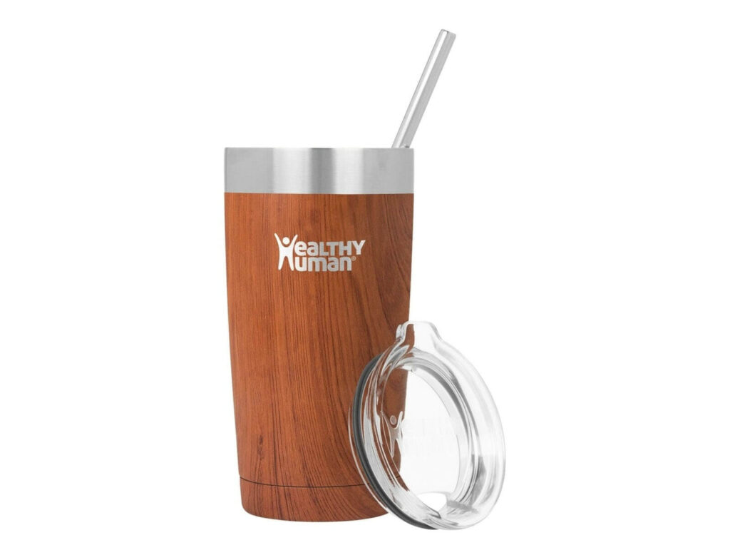 Θερμός Healthy Human - 20Oz - Natural Wood