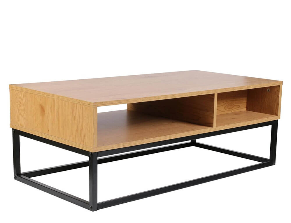 Τραπεζάκια Σαλονιού Abbott Metal And Wood Low Table M1 Hd6624
