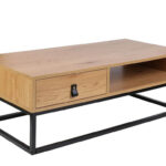 Τραπεζάκια Σαλονιού Abbott Metal And Wood Low Table M1 Hd6624