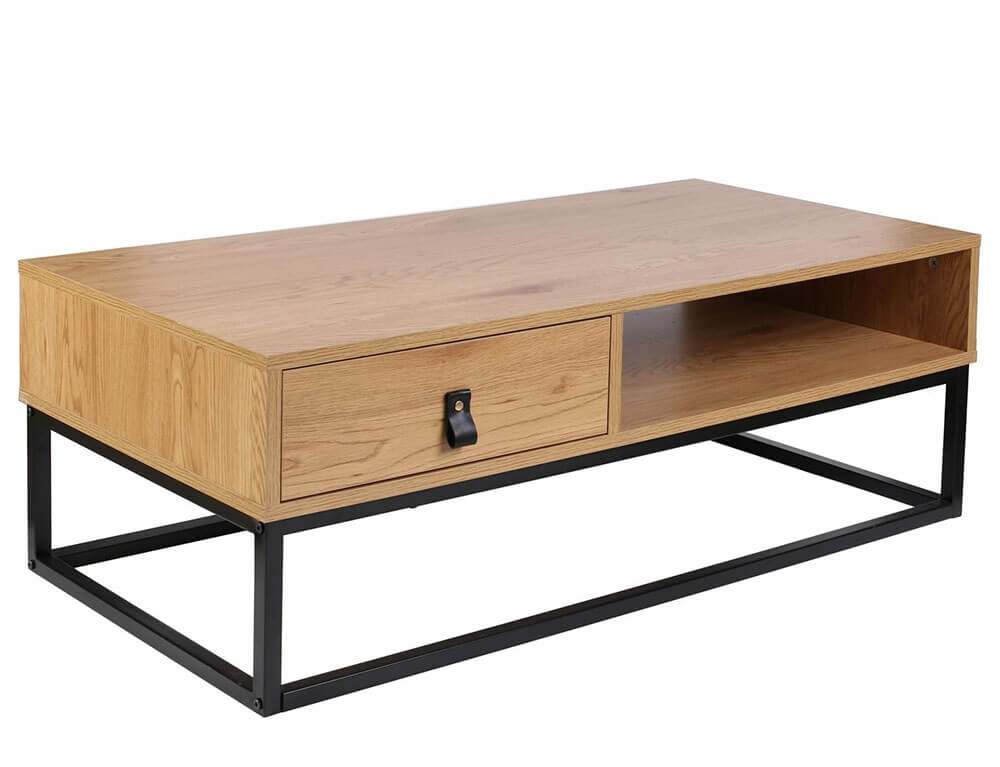 Τραπεζάκια Σαλονιού Abbott Metal And Wood Low Table M1 Hd6624