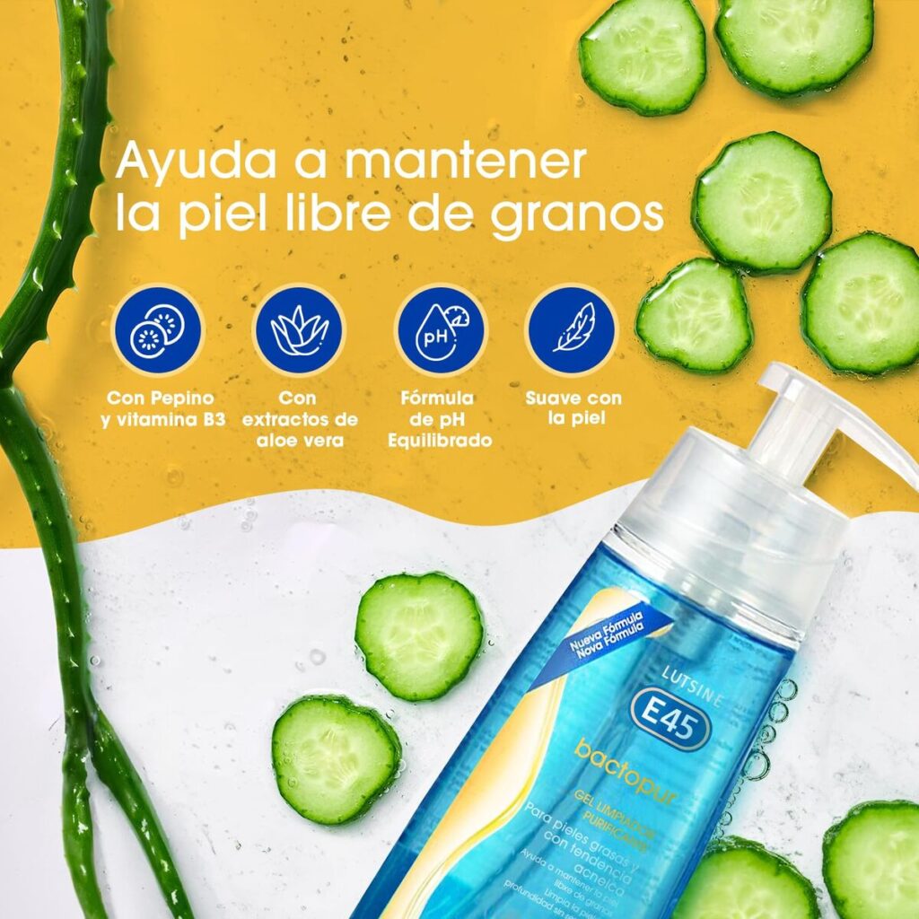 Τζελ Καθαριστικό Προσώπου Lutsine BACTOPUR 200 ml