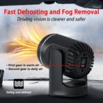 Αερόθερμο αυτοκινήτου - 12V - 1510413 - 150976 - Black