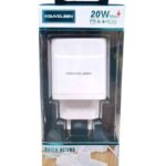 Αντάπτορας φόρτισης Fast Charge με 2 θύρες USB-A & Type-C - 20W - CX147 - 251479