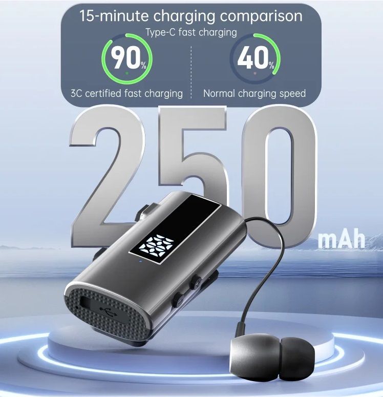 Ασύρματο ακουστικό Bluetooth - K92 - 230632 - Black