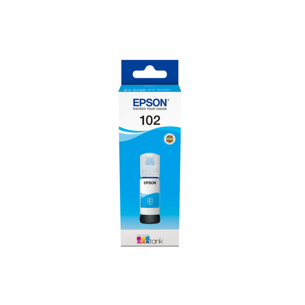 Αυθεντικό Φυσίγγιο μελάνης Epson 102 Κυανό