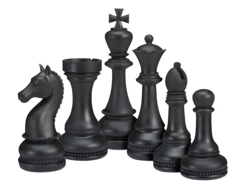 Διακόσμητικά Στοιχεία Chess Set 6Pcs Black