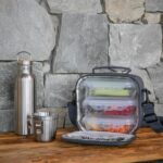 Δοχεία Φαγητού & Lunch Box Livoo Set Carrying Lunch Box Grey