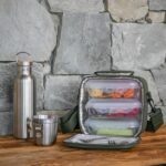 Δοχεία Φαγητού & Lunch Box Set Carrying Lunch Box - Green