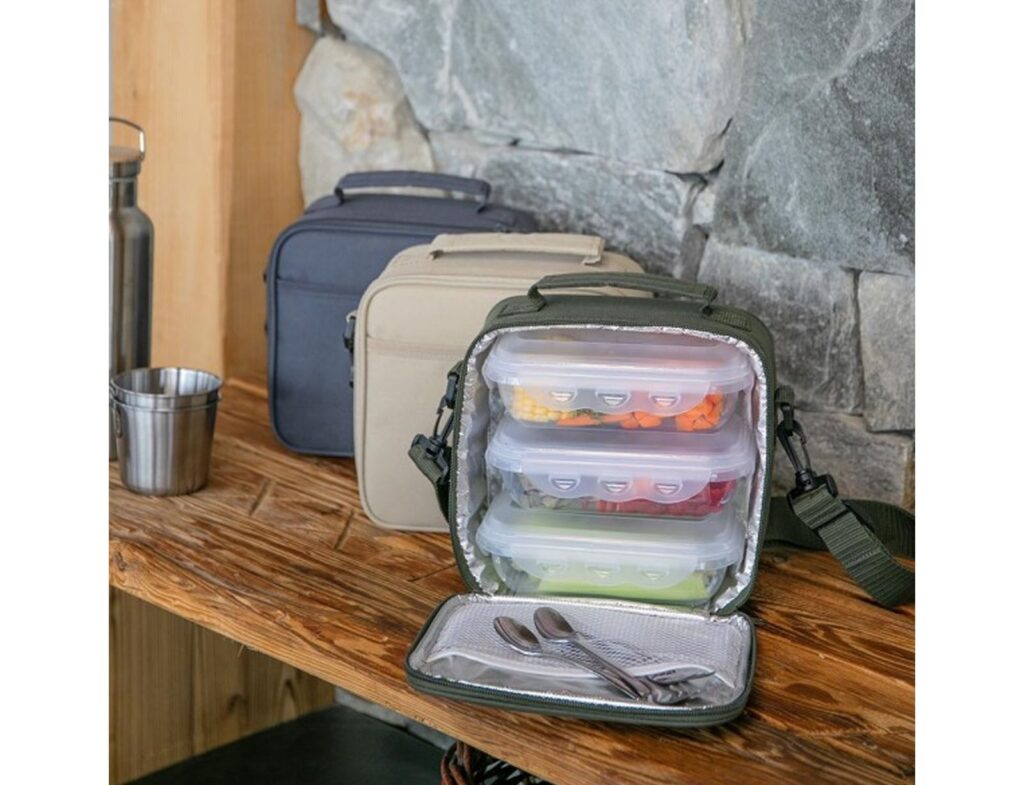 Δοχεία Φαγητού & Lunch Box Set Carrying Lunch Box - Green