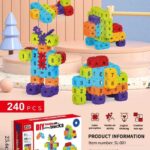 Εκπαιδευτικό παιχνίδι κατασκευών DIY με αριθμούς - 240pcs - SL-001 - 922333