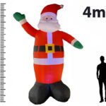 Εορταστική Διακόσμηση Μεγάλου Μεγέθους Inflatable Santa W Led 400Cm Dif000030
