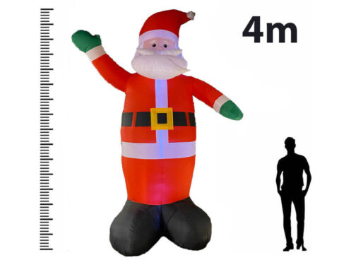Εορταστική Διακόσμηση Μεγάλου Μεγέθους Inflatable Santa W Led 400Cm Dif000030