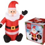 Εορταστική Διακόσμηση Μεγάλου Μεγέθους Santa Inflatable W/Led 120Cm Dh8991000