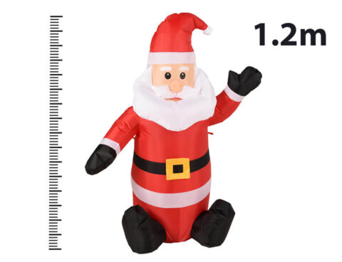 Εορταστική Διακόσμηση Μεγάλου Μεγέθους Santa Inflatable W/Led 120Cm Dh8991000