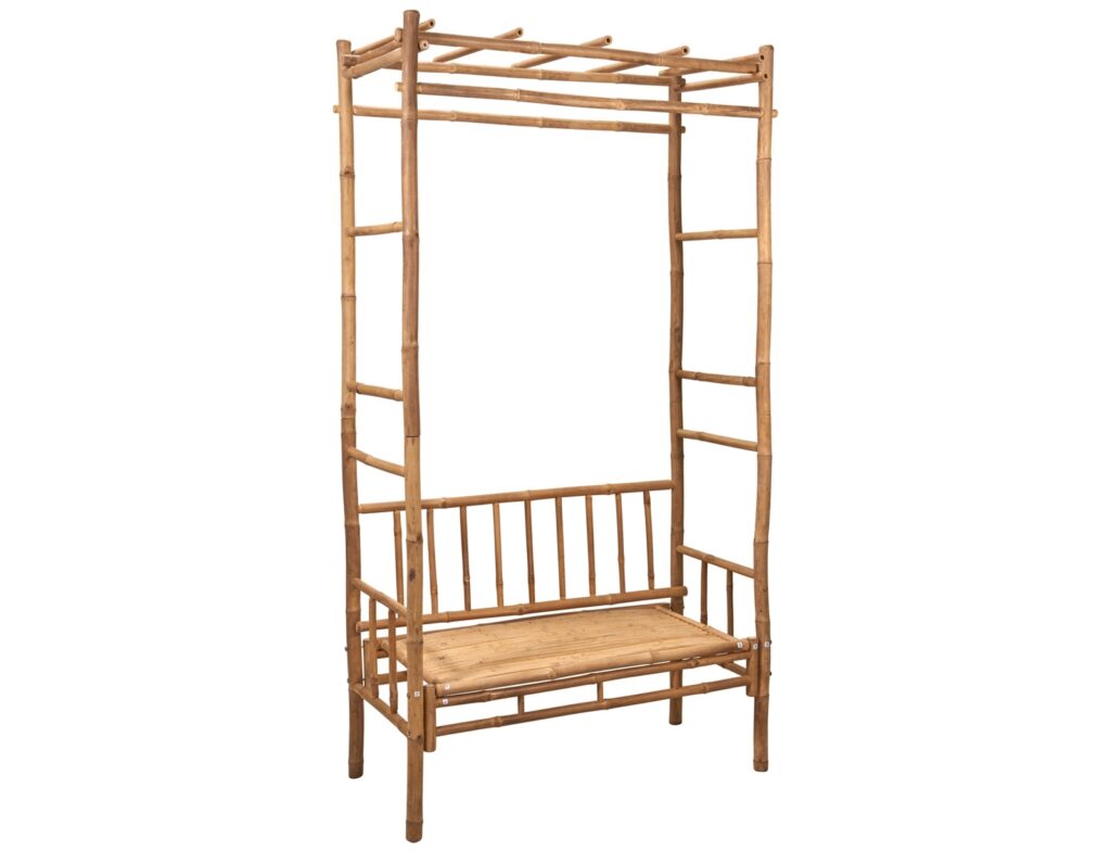 Έπιπλα Κήπου & Βεράντας Bench Bamboo With Pergola