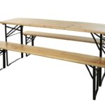 Έπιπλα Κήπου & Βεράντας Bistro Table Benches Folda(F1) Fe5000010