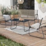 Έπιπλα Κήπου & Βεράντας Garden Furniture 4Pcs Anthracite Y06000590