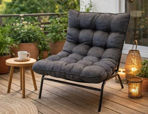 Έπιπλα Κήπου & Βεράντας Relax Chair Zenzi Black