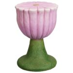 Έπιπλα Κήπου & Βεράντας Side Table Flower 42Cm Purple