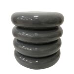Έπιπλα Κήπου & Βεράντας Side Table Talum Mgo Grey Ψ40X40,5Cm