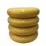 Έπιπλα Κήπου & Βεράντας Side Table Talum Mgo Yellow Ψ40X40,5Cm