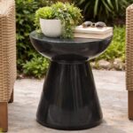 Έπιπλα Κήπου & Βεράντας Side Table Vei Mgo Grey Ψ40X40Cm