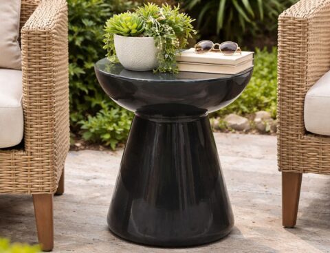 Έπιπλα Κήπου & Βεράντας Side Table Vei Mgo Grey Ψ40X40Cm