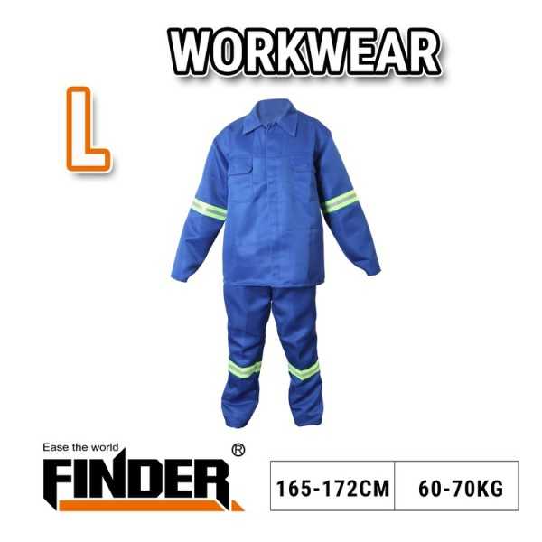 Φόρμα εργασίας με ανακλαστικά - No.L - 60-70kg - Finder - 198570