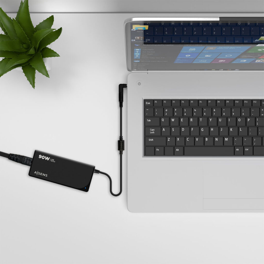 Φορτιστής για Laptop Aisens ASLC-90WAUTO-BK 90 W Καθολικό