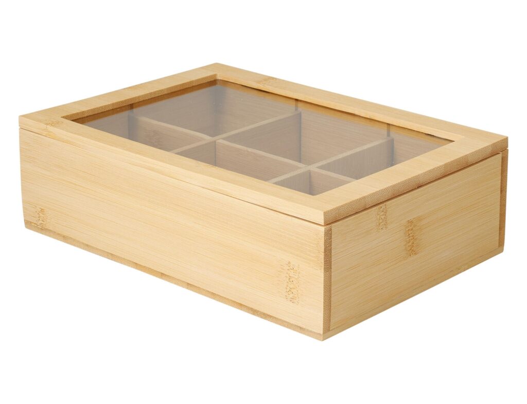 Για Το Τσάι Σας Tea Box Bamboo 24X16Xh7Cm 6 Co