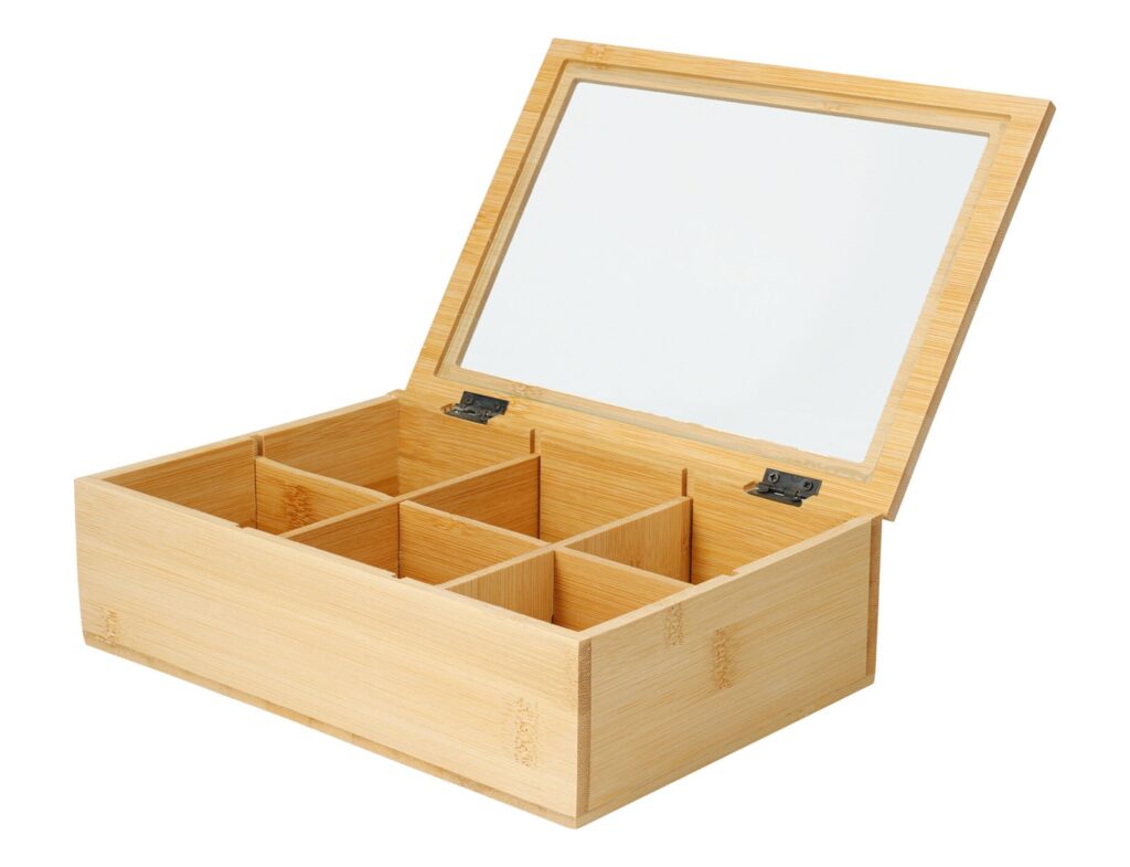 Για Το Τσάι Σας Tea Box Bamboo 24X16Xh7Cm 6 Co