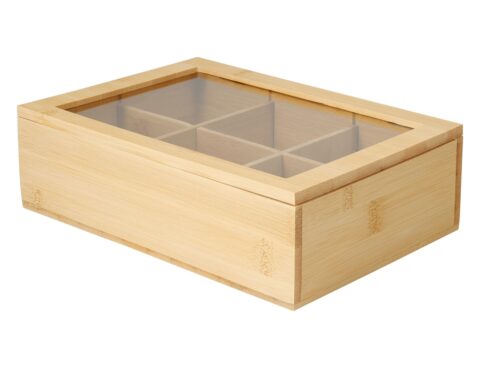 Για Το Τσάι Σας Tea Box Bamboo 24X16Xh7Cm 6 Co